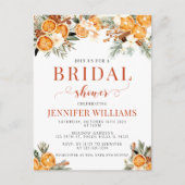 Winter sinaasappels vrijgezellenfeest briefkaart u (Voorkant)