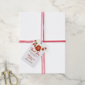 Winter Sinterklaas  Cadeaulabel (Met Touw)