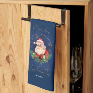 Winter Sinterklaas Elegant  Vrolijk Kerstfeest Theedoek