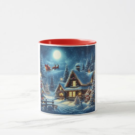 Winter/Sinterklaas/Kerstmis/Sneeuw Mok (Midden)