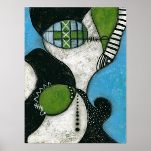 Winter Sjaal Poster Wall Art