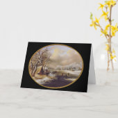 Winter Skating in New Jersey Kaart (Gele Bloem)