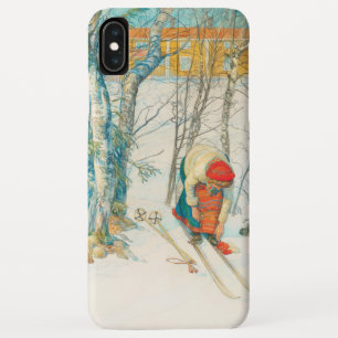 Winter Ski door Carl Larsson Case-Mate iPhone Case