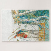 Winter Ski door Carl Larsson Legpuzzel (Horizontaal)