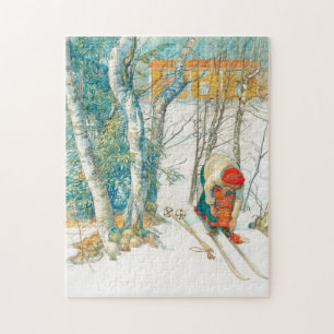 Winter Ski door Carl Larsson Legpuzzel