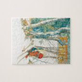 Winter Ski door Carl Larsson Legpuzzel (Horizontaal)