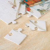 Winter Ski door Carl Larsson Legpuzzel (Zijkant)