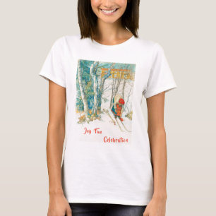 Winter Ski door Carl Larsson T-shirt