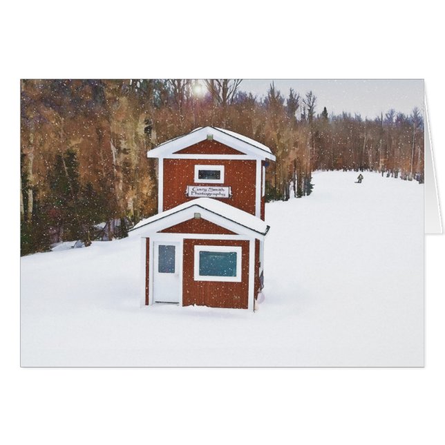 Winter Ski Lodge (Voorkant Horizontaal)