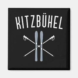 Winter Ski Tirol Kitzbühel Wintersport Magneet