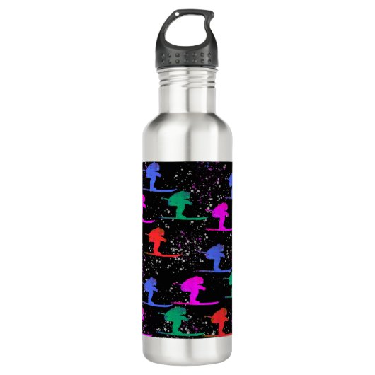 WINTER SKIER WATERFLES  (Voorkant)