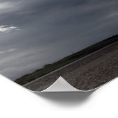 Winter Skies met wolk Poster (Hoek)