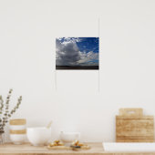 Winter Skies met wolk Poster (Keuken)