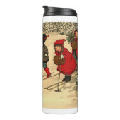 Winter Skiing Coffee Thermosbeker (Geroteerd rechts)