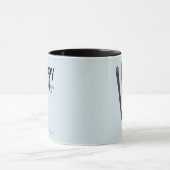 Winter Skiing Prettige feestdagen Coffee Mok (Midden)