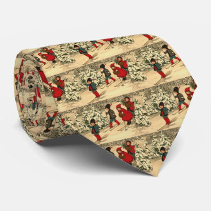 Winter Skiing Stropdas