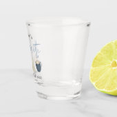 Winter Skioord SPersonlized vrijgezellenfeest Shot Glas (Rechts)