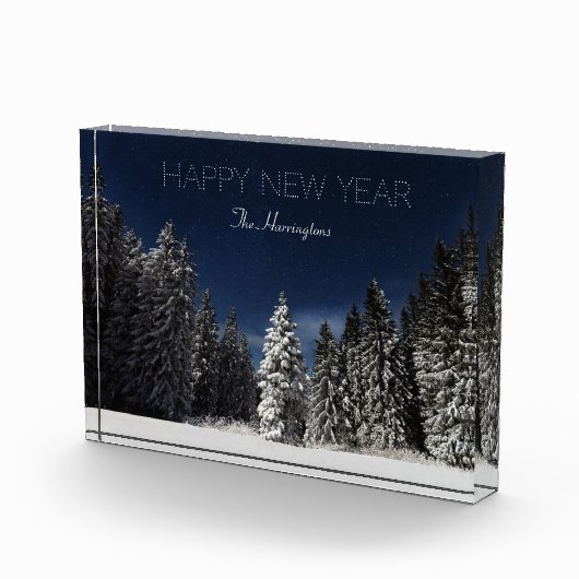 Winter Sky aangepast tekstblok Fotoblokken (Rechts)