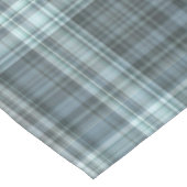 Winter Sky Blue Plaid Tafelkleed (Gekanteld)
