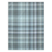 Winter Sky Blue Plaid Tafelkleed (Voorkant)