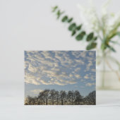 Winter Sky Briefkaart (Staand voorkant)