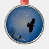 Winter Sky Metalen Ornament (Voorkant)
