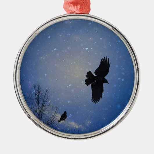 Winter Sky Metalen Ornament (Voorkant)