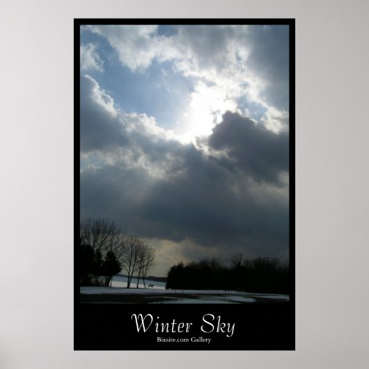 Winter Sky Poster (Voorkant)