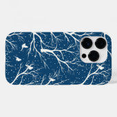  Winter Sky Witte Vogels Sneeuwvlokken Case-Mate iPhone Case (Achterkant (horizontaal))