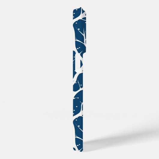  Winter Sky Witte Vogels Sneeuwvlokken Case-Mate iPhone Case (Achterkant / Rechts)