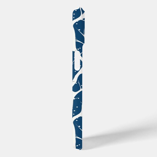  Winter Sky Witte Vogels Sneeuwvlokken Case-Mate iPhone Case (Achterkant / Rechts)