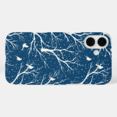  Winter Sky Witte Vogels Sneeuwvlokken Case-Mate iPhone Case (Achterkant (horizontaal))