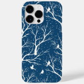  Winter Sky Witte Vogels Sneeuwvlokken Case-Mate iPhone Case (Achterkant)