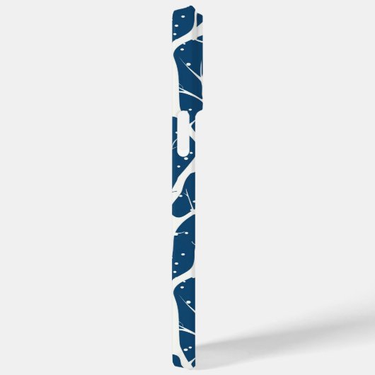  Winter Sky Witte Vogels Sneeuwvlokken Case-Mate iPhone Case (Achterkant / Rechts)