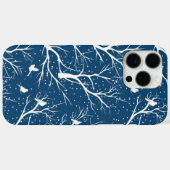  Winter Sky Witte Vogels Sneeuwvlokken Case-Mate iPhone Case (Achterkant (horizontaal))