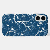  Winter Sky Witte Vogels Sneeuwvlokken Case-Mate iPhone Case (Achterkant (horizontaal))