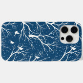 Winter Sky Witte Vogels Sneeuwvlokken Case-Mate iPhone Case (Achterkant (horizontaal))