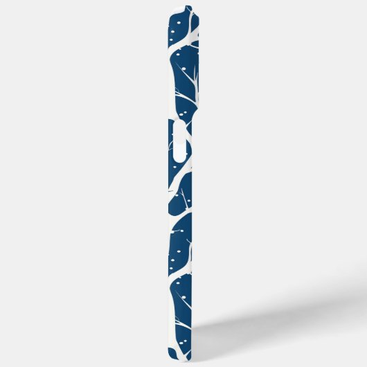  Winter Sky Witte Vogels Sneeuwvlokken Case-Mate iPhone Case (Achterkant / Rechts)