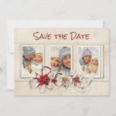 Winter Sla de datum op Kaart (Voorkant)