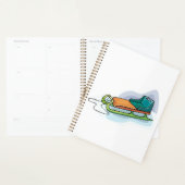 Winter slee fun sneeuwslee planner (Display)