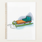 Winter slee fun sneeuwslee planner (Voorkant)