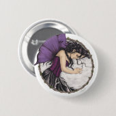 Winter Sleep Fairy Button (Voorkant /achterkant)