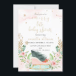 Winter Sleigh Christmas Merry Baby shower Kaart<br><div class="desc">Winter Sleigh Christmas Vrolijk Baby shower Uitnodiging</div>