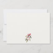 Winter Sleigh Het is koud buiten Neutrale Baby Sho Notitiekaartje (Achterkant)