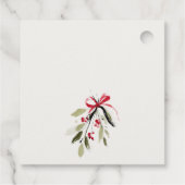 Winter Sleigh Its Cold Outside Neutral Baby Shower Bedankjes Labels (Achterkant)