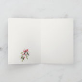 Winter Sleigh Its Cold Outside Neutral Baby Shower Bedankkaart (Binnen)