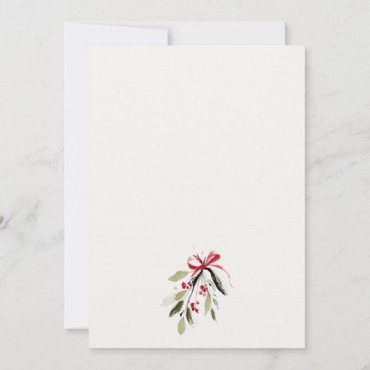 Winter Sleigh Its Cold Outside Neutral Baby Shower Kaart (Achterkant)