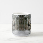 Winter Sleigh Ride Color Image Koffiemok (Center)