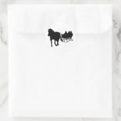 Winter Sleigh Ride Holiday Design Stickers (Tas)