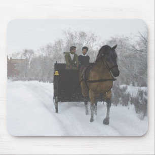 Winter Sleigh Ride Muismat
